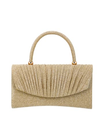 faina Women Handbag in Gold