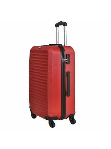 Paradise by CHECK.IN Havanna - 4-Rollen-Trolley 67 cm (rot) in rot