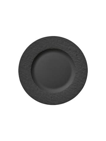 Villeroy & Boch Teller-Set Manufacture Rock in schwarz