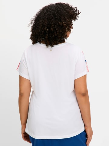 sheego T-Shirt in ecru bedruckt