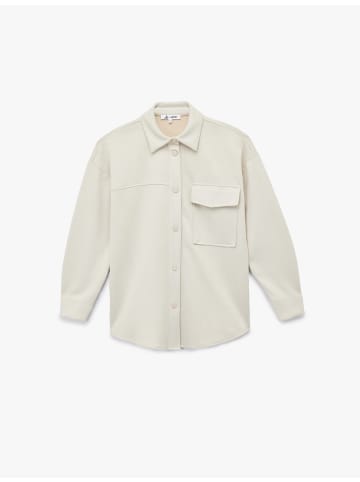 KOTON SHIRTS LS in Beige