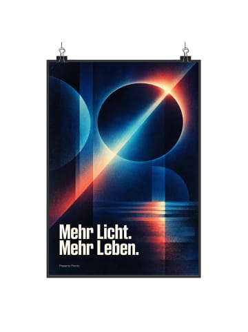 Mr. & Mrs. Panda Wandbild Licht ausdrucksstark Design mit Spruch in Weiß