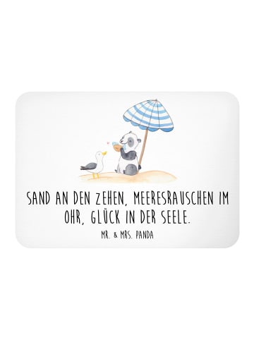 Mr. & Mrs. Panda Magnet Sommer Meer Glück mit Spruch in Weiß