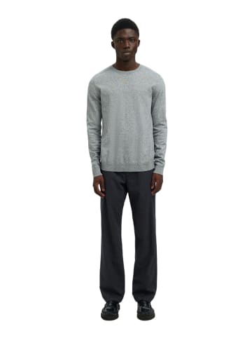 SELECTED HOMME Pullover SLHBERG CREW NECK B in Grau