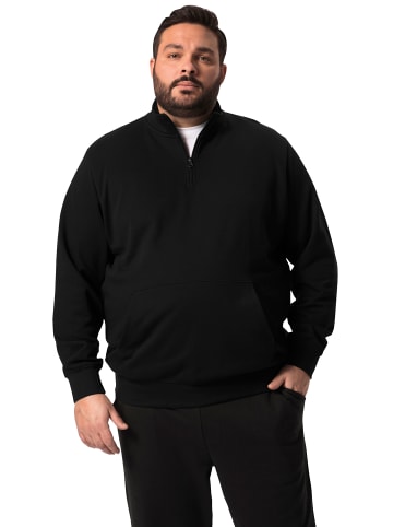 Men Plus Sweatshirt in schwarz