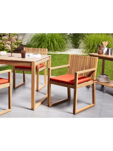 Beliani Auflagen SASSARI PREMIUM in Rot - (W) 46 x (H) 5 x (L) 46 cm