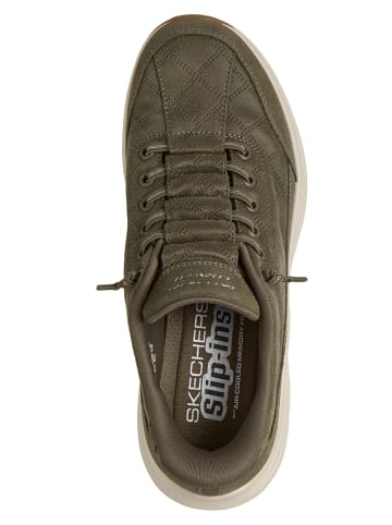 Skechers Sneakers Low Skechers Slip-ins: Contour Foam - Cozy Fit Natural Ease in grün