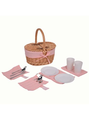 UNUS Picknickkorb Kinder in Rost