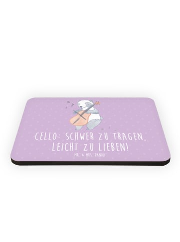 Mr. & Mrs. Panda Kühlschrankmagnet Zeichenllo Liebe mit Spruch in Lavendeltraum