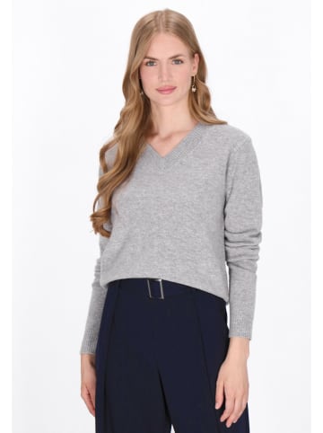 DreiMaster Klassik Women Sweater in light grey melange