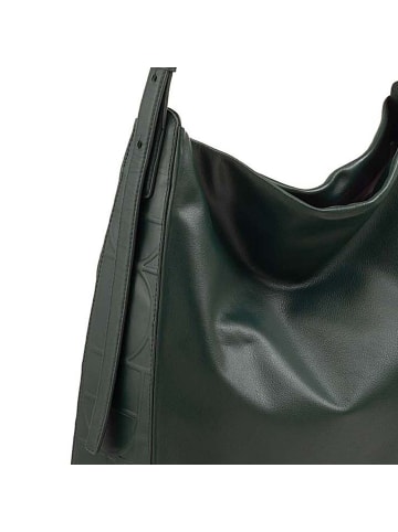 DuDu Up Schultertasche Leder 32 cm mangrove