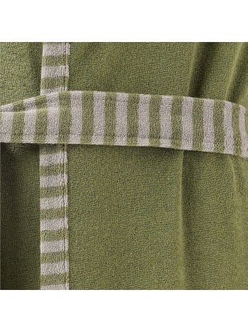 REDBEST Leichtfrottier Bademantel Tracy in oliv