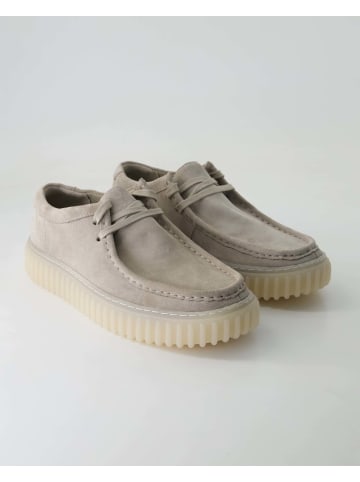 Clarks Klassische Schnürschuhe in Beige