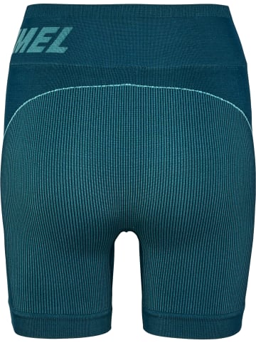 Hummel Hummel Kurze Hose Hmlte Multisport Damen Dehnbarem Schnelltrocknend Nahtlosen in DEEP TEAL/PASTEL TURQUOISE MEL