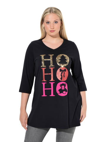 Ulla Popken Longshirt in schwarz