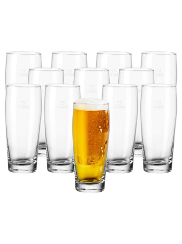 Pasabahce 12er Set Willi Becher geeicht Jubilee 0,5 l in transparent