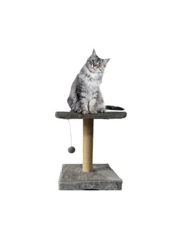 Wisam® Kratzbaum mit Katzenbett Maus 56cm kompakt