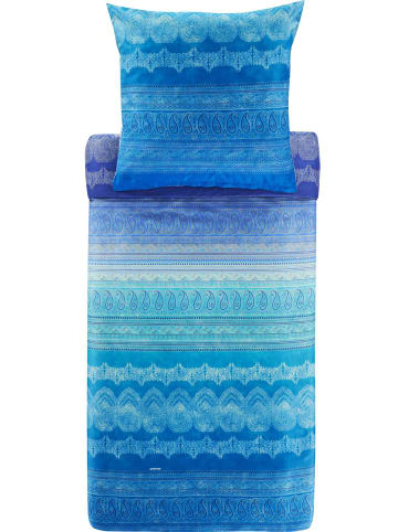 Bassetti Fein Satin Bettwäsche Brunelleschi in blau