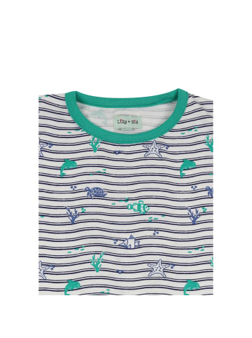 Lilly and Sid T-shirts Meerestiere in grau