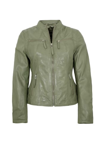JILANI Lederjacke Lammnappa in Mintgrün