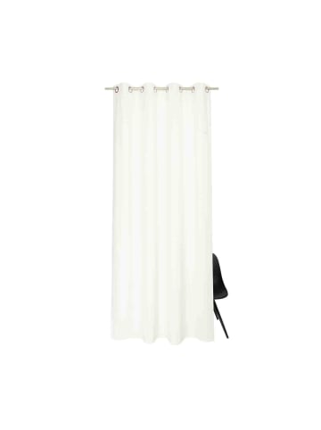 Tom Tailor Blickdichter Ösenvorhang Dove Signature in Offwhite