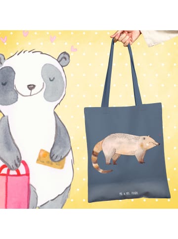 Mr. & Mrs. Panda Laptoptasche Nasenbär ohne Spruch in Indigo Blue