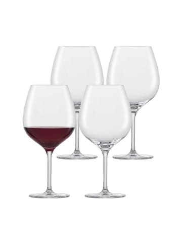 Schott Zwiesel 4er Set Burgunder Rotweinglas For you 630 ml in transparent