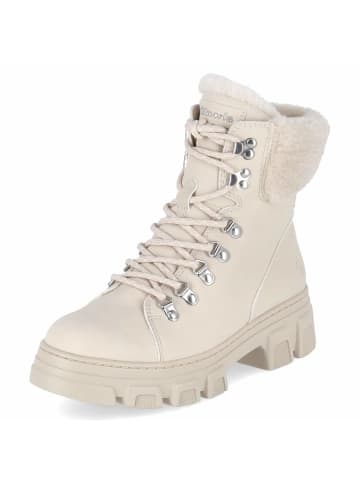 Tamaris Schnürstiefel in beige
