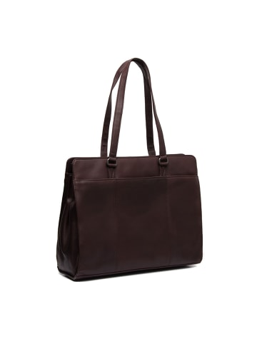 The Chesterfield Brand Fidenza Schultertasche Leder 40 cm Laptopfach brown