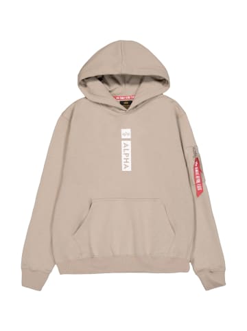 Alpha Industries Alpha Industries Kapuzenpullover in vintage sand