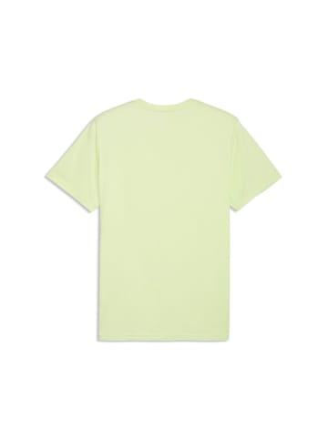 Puma T-Shirt "M Tad Essentials Heather Cat Tee (CF Small Cat)" in Grün