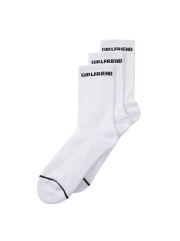 girlfriend collective Sonstiges 3-Pack in Bright White w Black Logo
