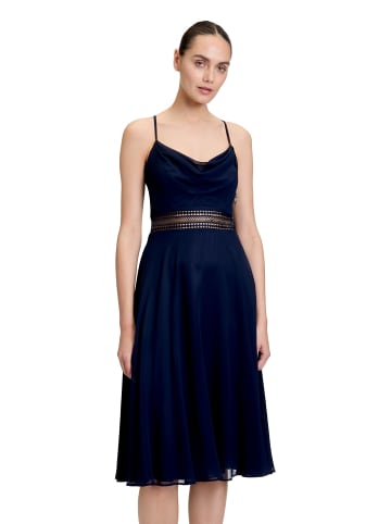 Vera Mont Cocktailkleid mit Wasserfallausschnitt in Night Sky