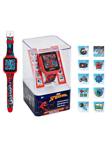 Kids Licensing Spiderman Smart Watch mit Kamera Diktiergerät, Wecker Taschenrechner 6 Jahre