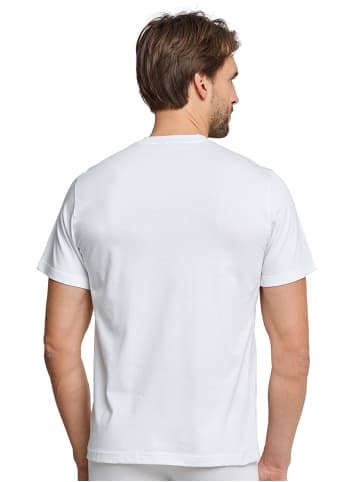 Schiesser American T-Shirt 2er-Pack Essentials in Weiß