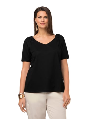 Ulla Popken Shirt in schwarz