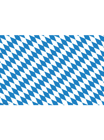 Cover-your-desk.de  Schreibtischunterlage "Bayrische Flagge" in Weiß/Blau (L)60 x (B)40