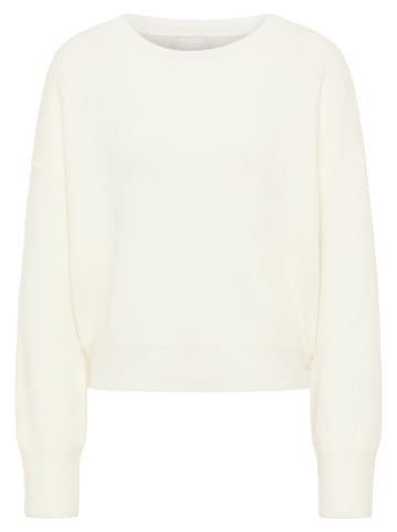 RISA Strick Pullover in Weiss