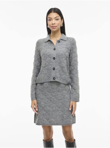 Vila Pullover in Medium Grey Melange