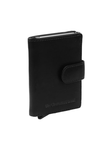 The Chesterfield Brand Wax Pull Up Kreditkartenetui RFID Schutz Leder 7 cm in schwarz