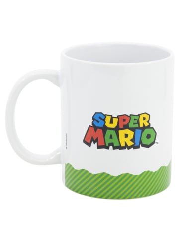 Super Mario Super Mario Tasse 325ml Nintendo Keramikbecher im Geschenkset Gruppenm in Weiß