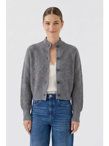 Oui Strickjacke in grey