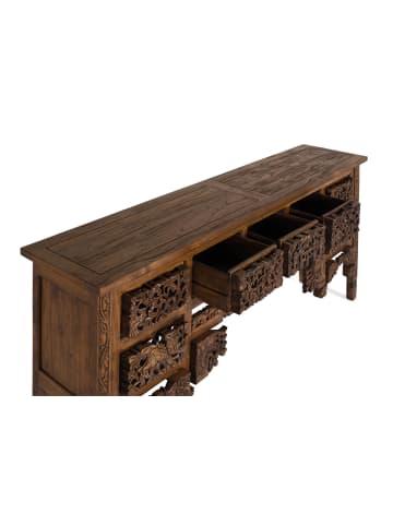 Giner y Colomer Konsolentisch aus Teakholz mit 5 Schubladen in Brown