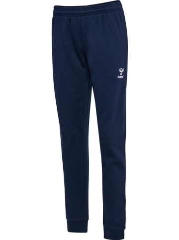 Hummel Sporthose "Hmlmover Cotton Cuff Pants Woman" in Blau