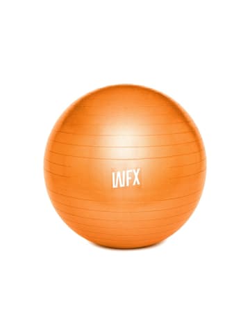 Lumaland #DoYourFitness Gymnastikball inkl. Ballpumpe - Fitness Sitzball - Orange - 65 cm