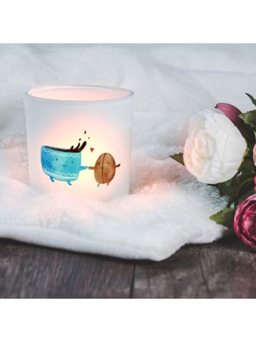 Mr. & Mrs. Panda Kerzenhalter Kaffee Bohne ohne Spruch in Transparent