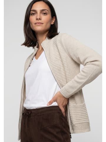 Olsen Strickcardigan in Almond Beige Melange