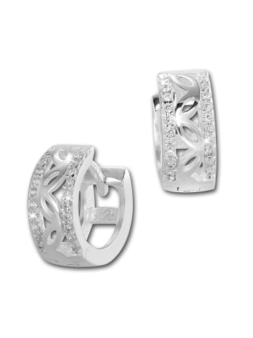 SilberDream 925er Sterling Silber Damen Creolen Ohrring ca. 13mm