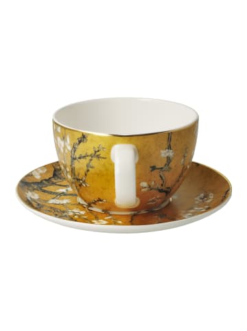 Goebel Tee-/ Cappuccinotasse " Van Gogh- Mandelbaum " in Bunt