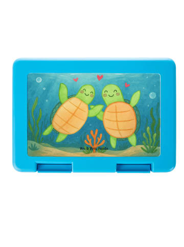 Mr. & Mrs. Panda Lunchbox Schildkröten Paar Design ohne Spruch in Weiß